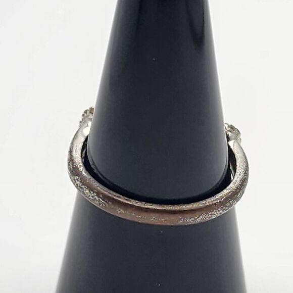 Avon NVC Eternal Promise Silver Tone & Clear CZ Ring (8) - Picture 4 of 8